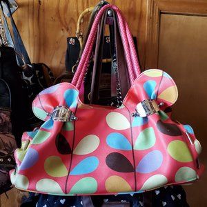 polka dot purse